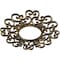 Ekena Millwork Reims Architectural Grade PVC Pierced Ceiling Medallion, Antiqued Brass, 30"OD x 11 1/2"ID x 1"P CMPP30REABS - alternate 5